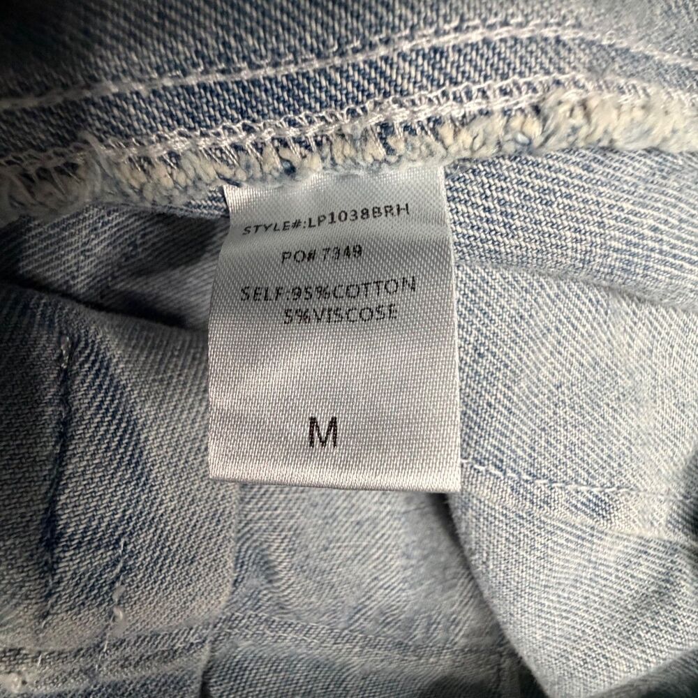 Rehab Lab Drop Crotch Jeans Womens Med Distressed Pockets - Picture 9 of 10